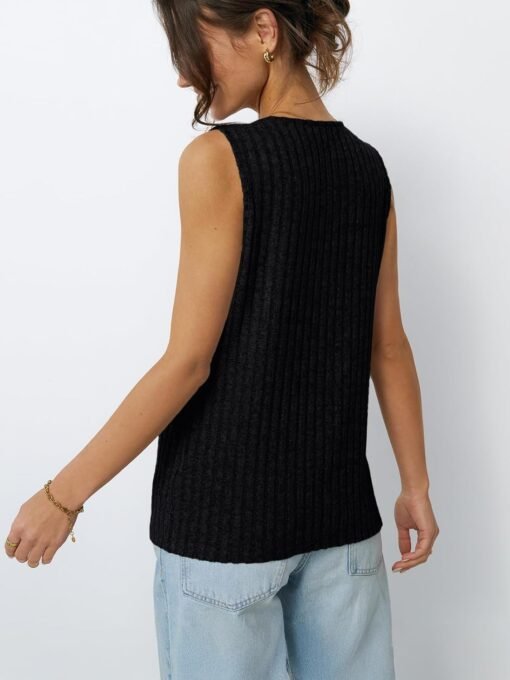 AUTOMET Womens Tank Tops Summer Sleeveless Shirts Spring 2025 V Neck Loose Fit Casual Clothes Trendy Fashion Outfits - Image 44