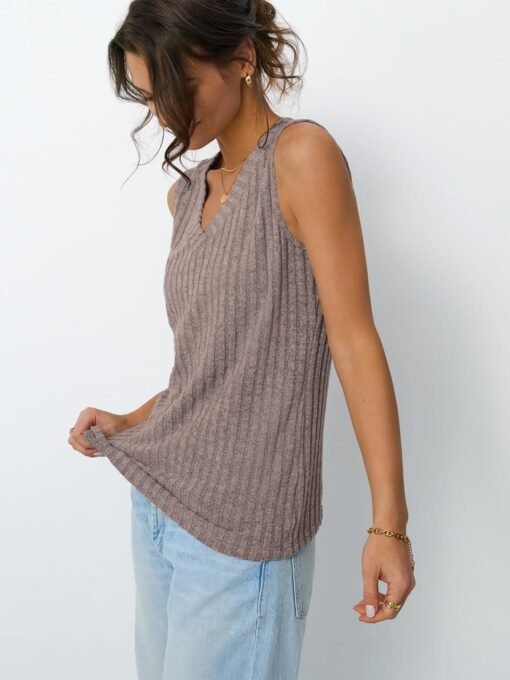 AUTOMET Womens Tank Tops Summer Sleeveless Shirts Spring 2025 V Neck Loose Fit Casual Clothes Trendy Fashion Outfits - Image 48