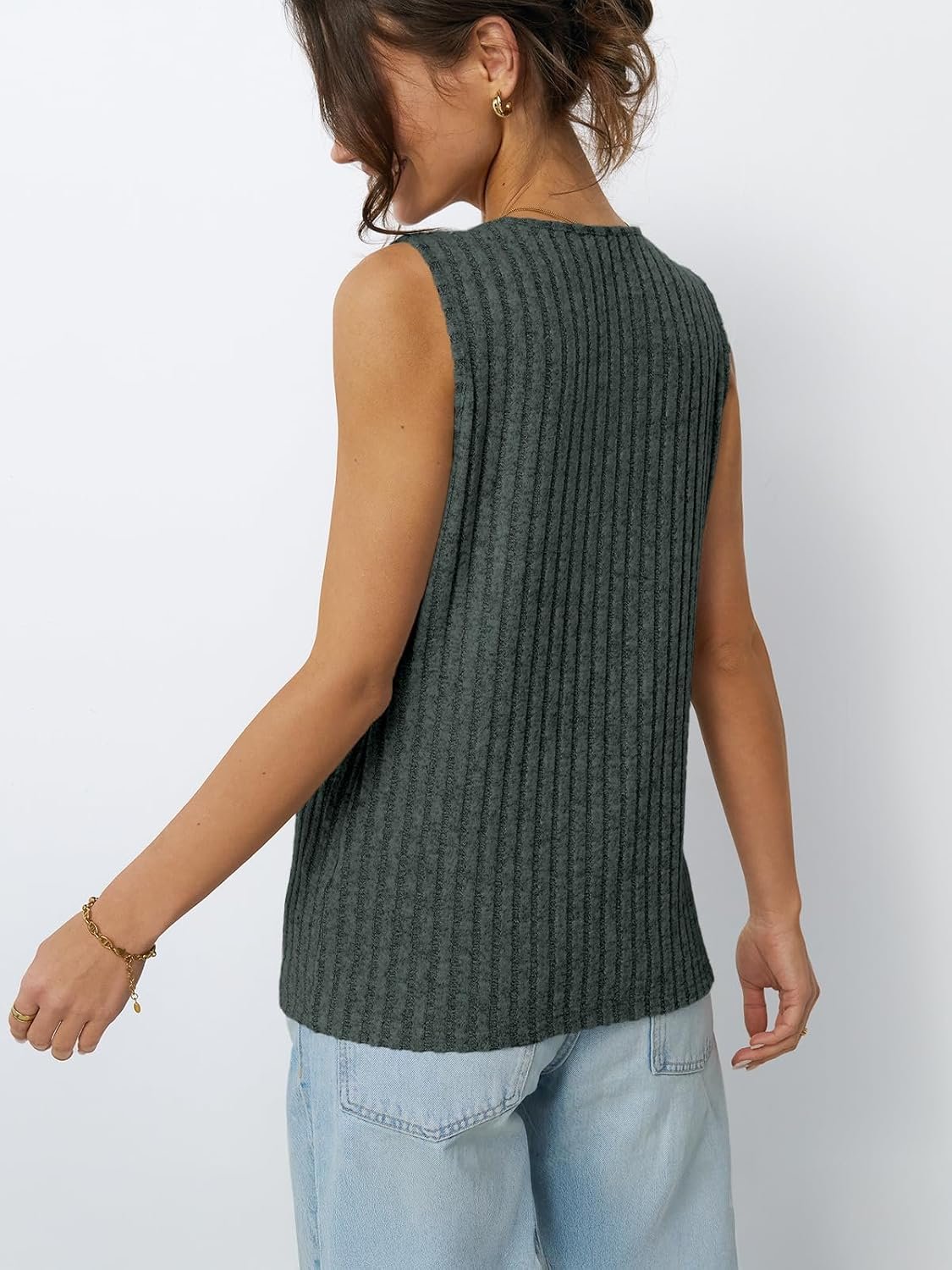 AUTOMET Womens Tank Tops Summer Sleeveless Shirts Spring 2025 V Neck Loose Fit Casual Clothes Trendy Fashion Outfits - Image 54