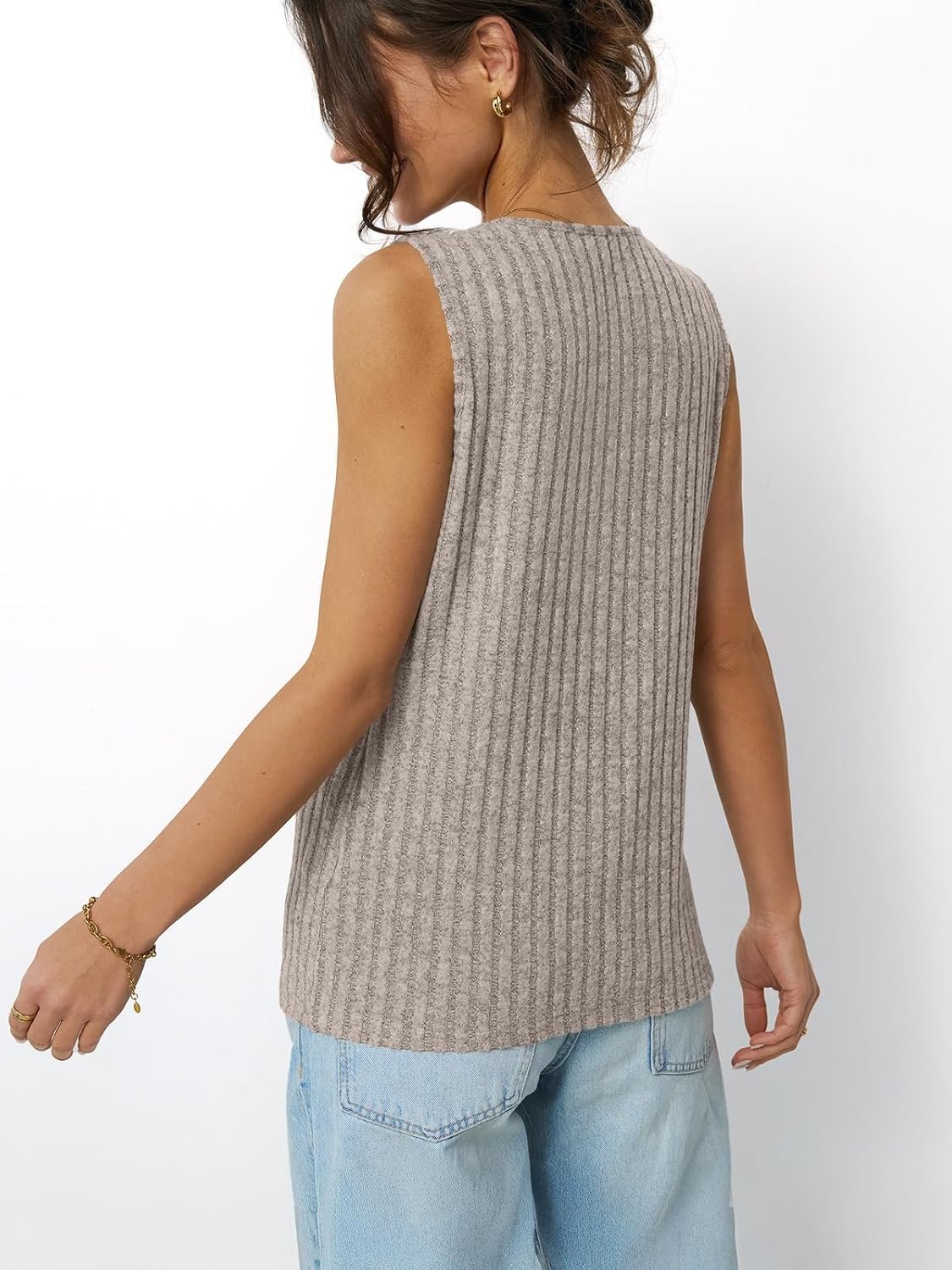 AUTOMET Womens Tank Tops Summer Sleeveless Shirts Spring 2025 V Neck Loose Fit Casual Clothes Trendy Fashion Outfits - Image 39