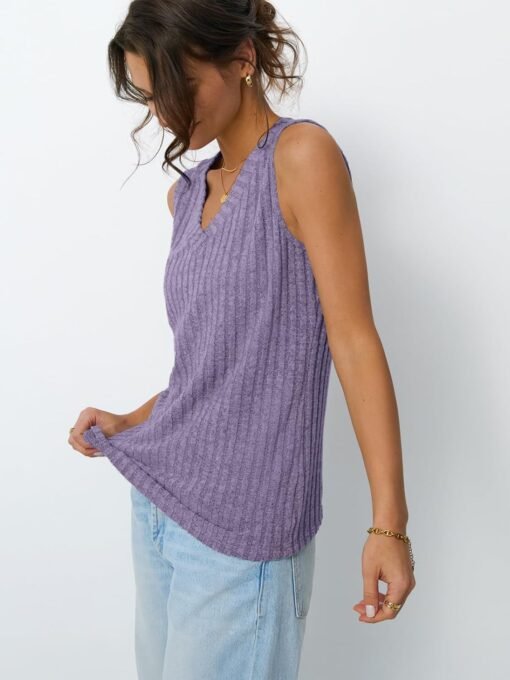 AUTOMET Womens Tank Tops Summer Sleeveless Shirts Spring 2025 V Neck Loose Fit Casual Clothes Trendy Fashion Outfits - Image 23