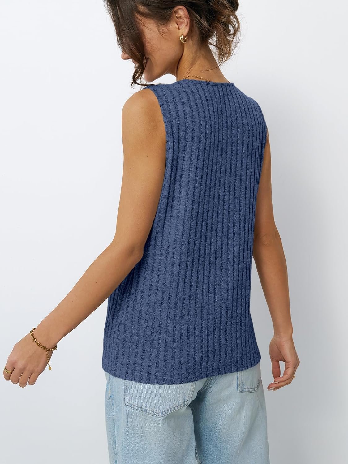 AUTOMET Womens Tank Tops Summer Sleeveless Shirts Spring 2025 V Neck Loose Fit Casual Clothes Trendy Fashion Outfits - Image 19