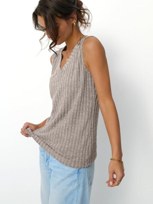 AUTOMET Womens Tank Tops Summer Sleeveless Shirts Spring 2025 V Neck Loose Fit Casual Clothes Trendy Fashion Outfits - Image 38