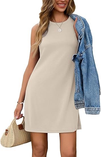 Dresses for Women 2025 Casual Summer Sundresses Sleeveless Tank Dress Fashion Outfits