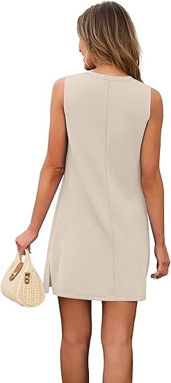 Dresses for Women 2025 Casual Summer Sundresses Sleeveless Tank Dress Fashion Outfits - Image 6